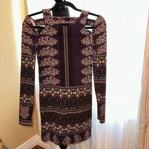 Free people cotton dress with spandex